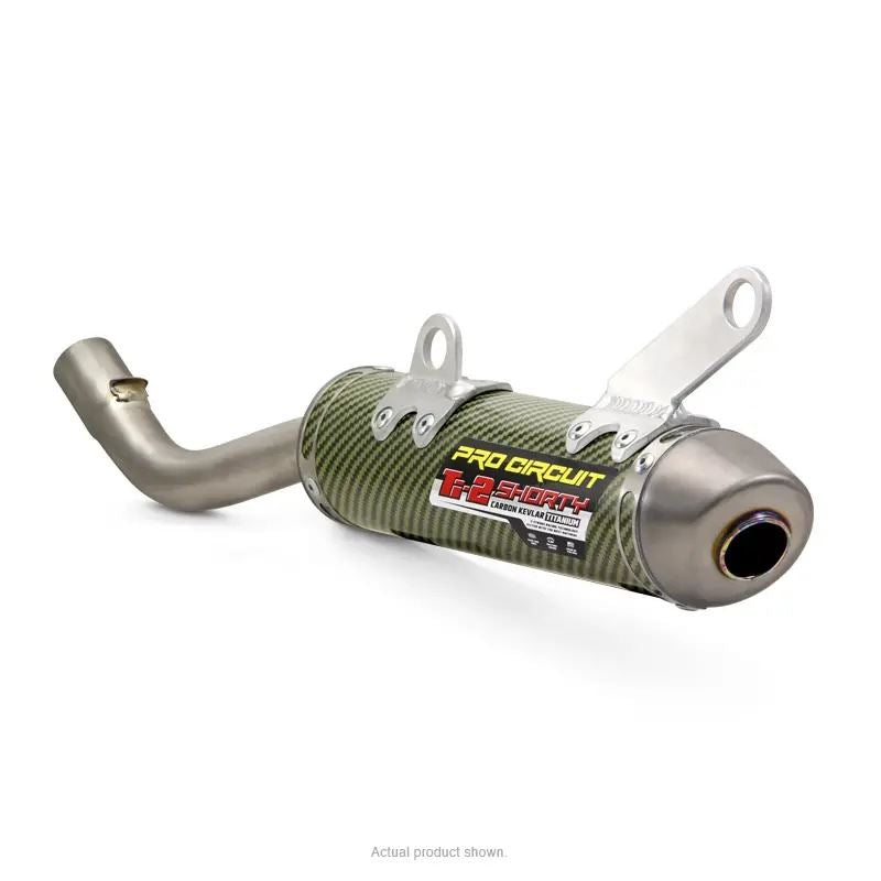 Pro Circuit Ti-2 Shorty Carbon Kevlar/Titanium Silencer For Suzuki RM 250 2004-2008